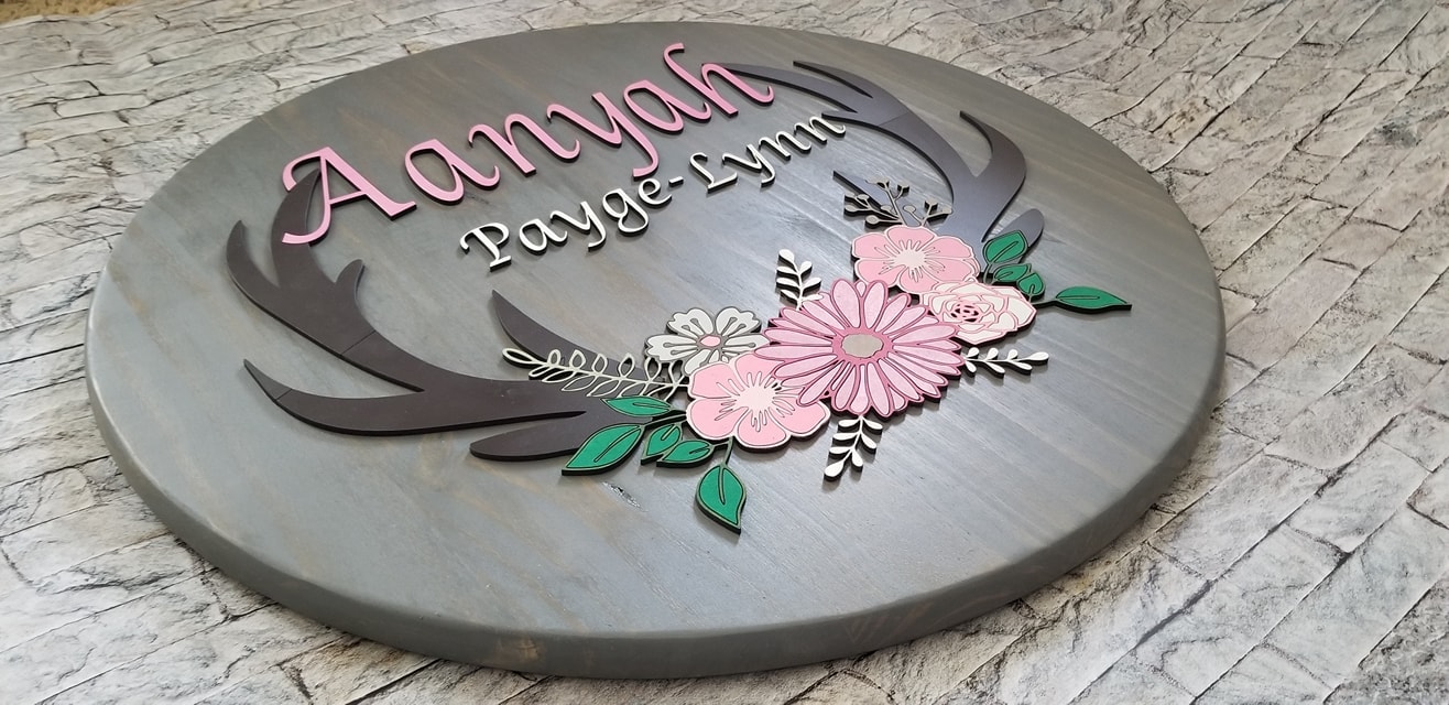 Custom SIS home decor sign